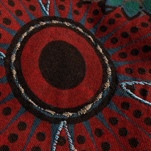 LEOPARDS & ROSES coat jacket Sz S embroidered 100% COTTON ETHICAL MADE in NEPAL - Picture 3 of 14